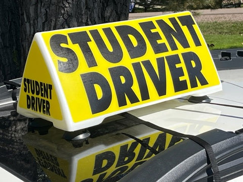 XL 4 Sided Suction Cup Car Top Roof Sign - Item #159