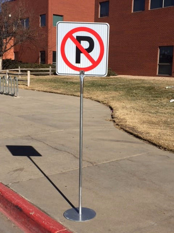 Portable NO PARKING sign - ITEM #166