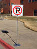 Portable NO PARKING sign - ITEM #166