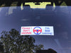 Please Don't Honk - Window Decal - Item #60