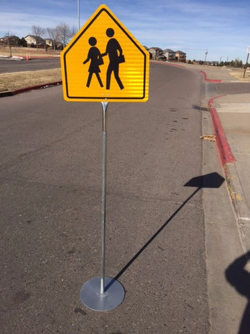 Portable School Crossing Sign - ITEM #167