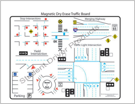 Magnetic Cars for Traffic Board - Item #128