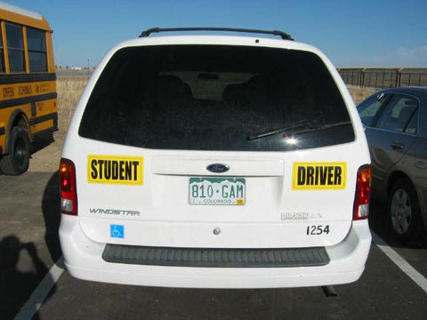 XL Student Driver Door Magnets - Item #83