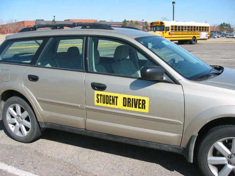 XL Student Driver Door Magnets - Item #83