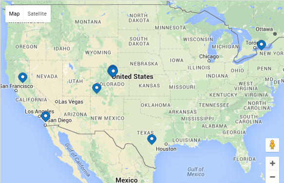 driving school locator map